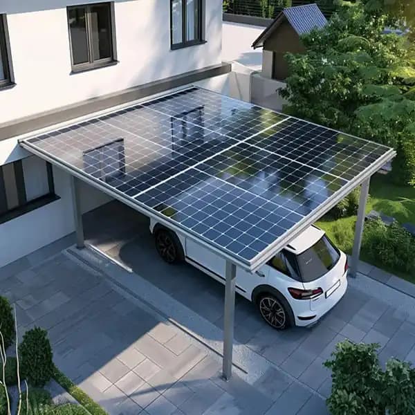 Le carport solaire, une double utilité au quotidien
