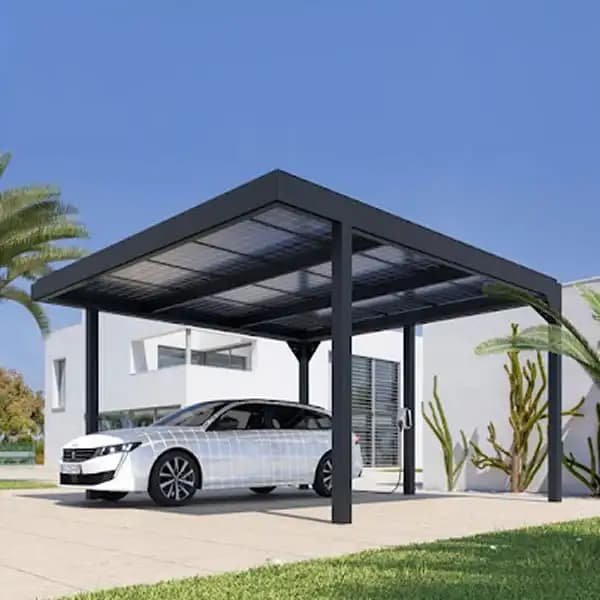 Réduisez vos factures d’électricité grâce au carport solaire.