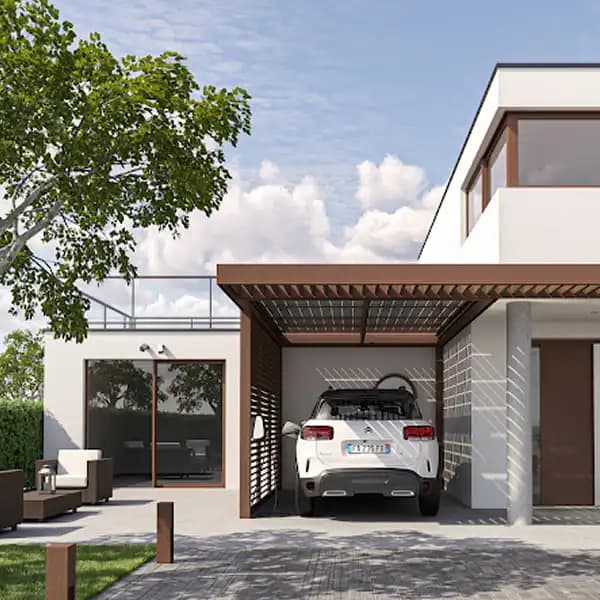Valorisez votre maison avec un carport solaire design et performant.